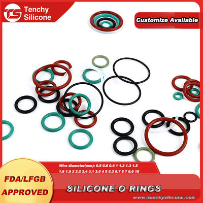 O-ring Seal Silicone Rubber O Ring 40A Heat Resistant Silicone Rings